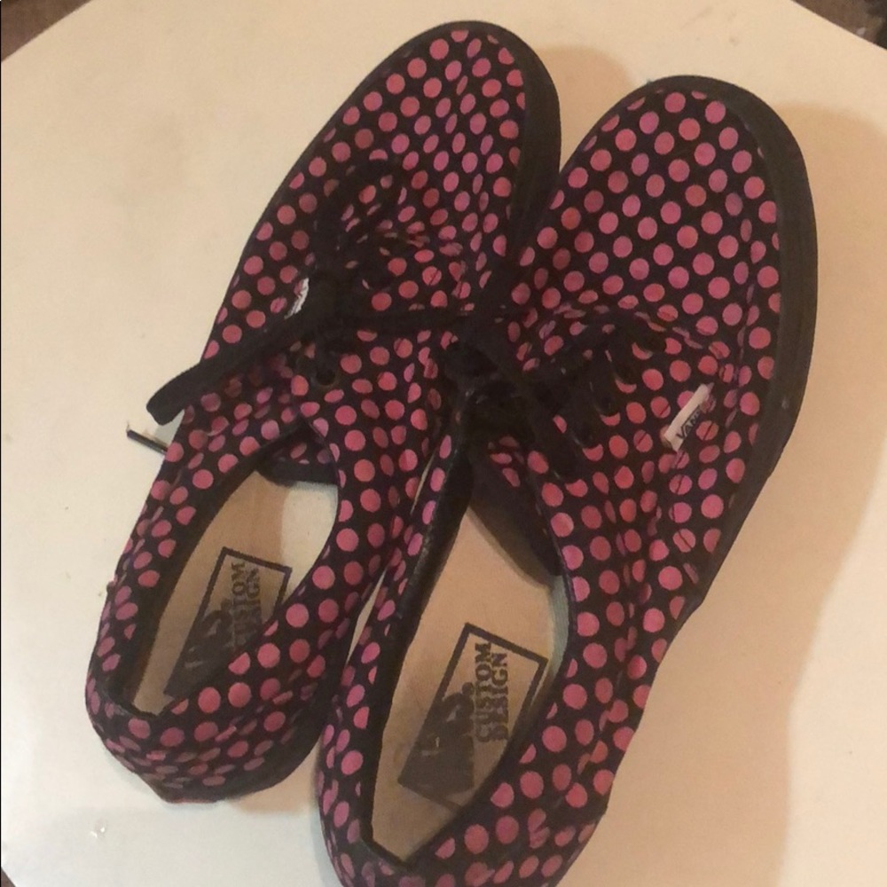 Pink Polka Dot Vans 😍